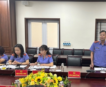 Viện KSND quận Bắc Từ Liêm công bố Kết luận trực tiếp kiểm sát tại CQĐT Công...